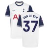 Camiseta de fútbol Tottenham Hotspur Van De Ven 37 Primera Equipación 2024-25 - Hombre